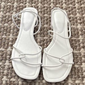 White Schutz Sandals in Size 10